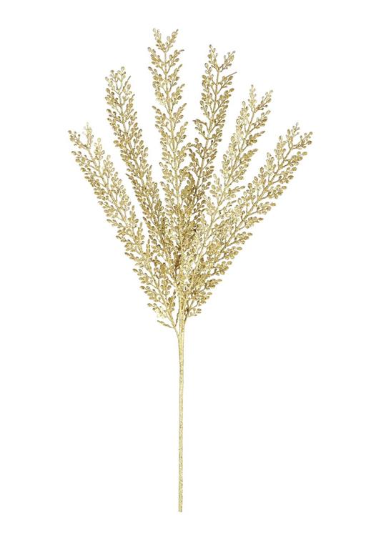 25in Glitter Gold Mini Button Leaf Spray - Premium Greenery for Wreaths, Arrangements and Home Decor Craig Bachman