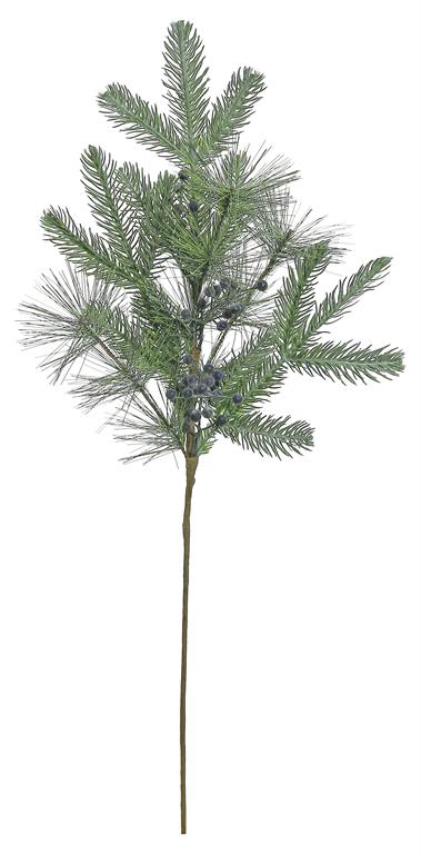 29in Blue Spruce Blue Berries - Premium Greenery for Wreaths, Arrangements and Home Decor