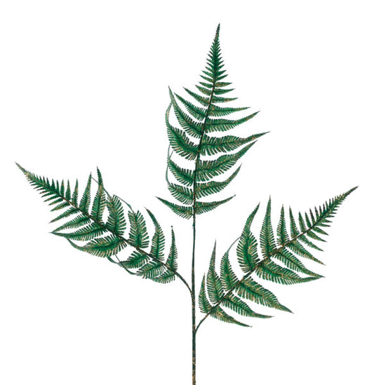 26in Brushed Fern Leaf GREEN/GOLD