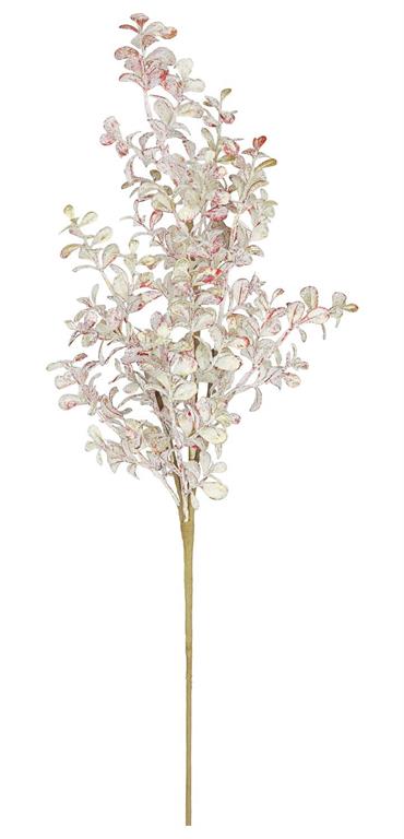 27in Frosted Metallic Leaf Spray - Premium Greenery for Wreaths, Arrangements and Home Decor Select Artificial