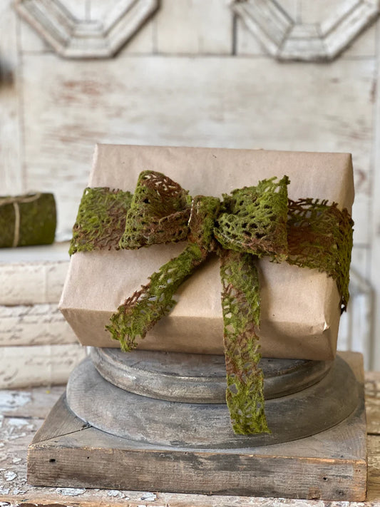 4YD x 3IN Pathway Moss Lace Ribbon