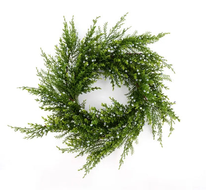 24in Creeping Juniper Wreath
