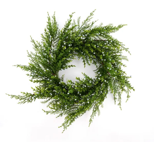 24in Creeping Juniper Wreath