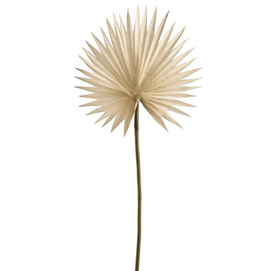 15in Fan Palm Leaf BEIGE