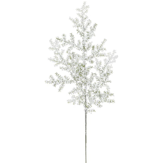 24in Snowed Mini Berry Spray WHITE