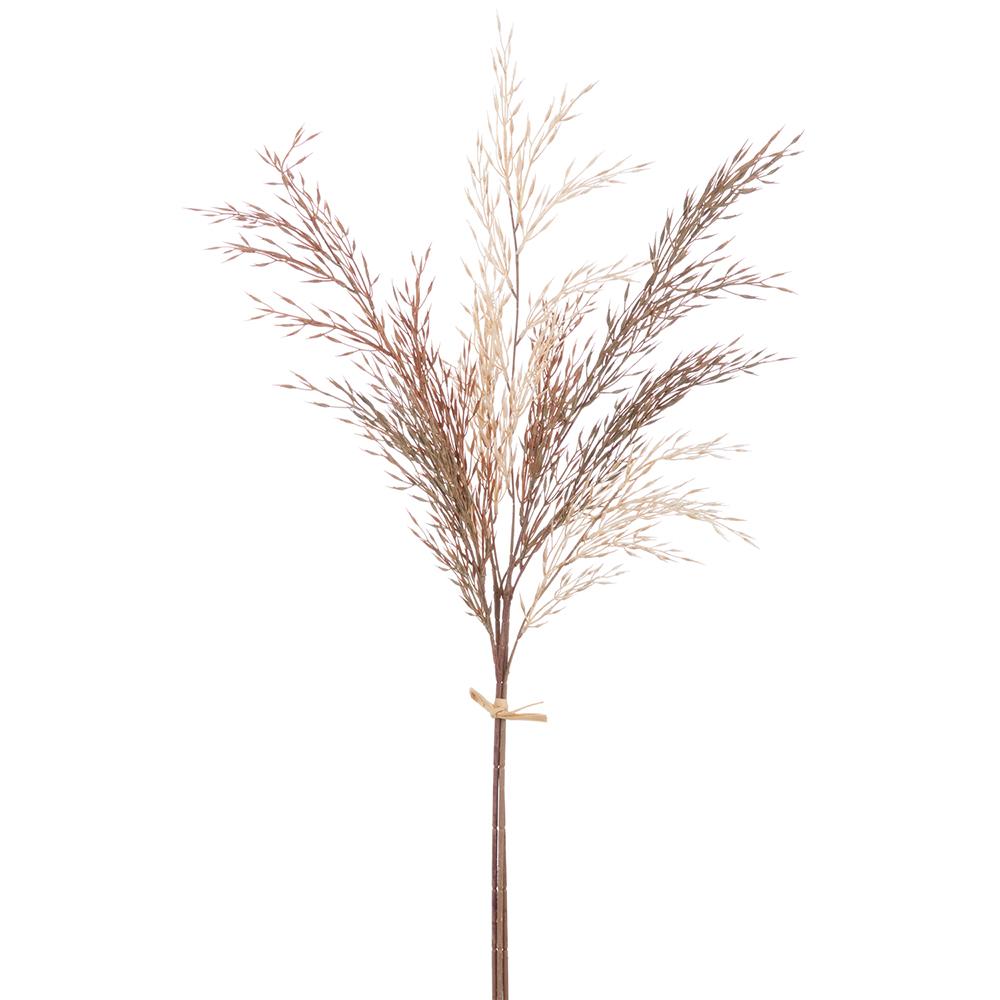 34in Beige Brown Grass Bundle x3 - xyz Premium Greenery for Wreaths, Arrangements and Home Decor