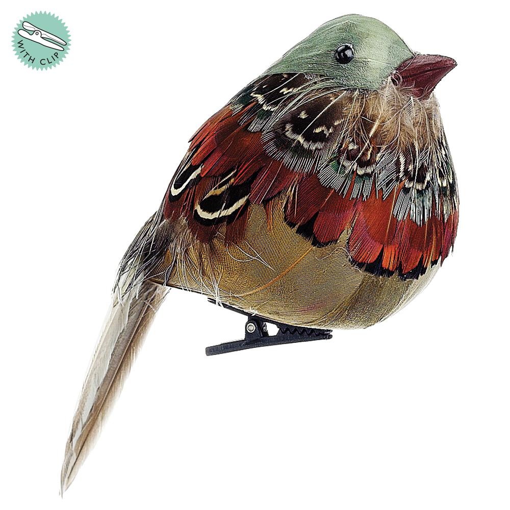 5in Teal-Headed Sparrow Bird
