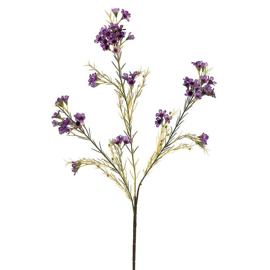 27in Purple Waxflower x3