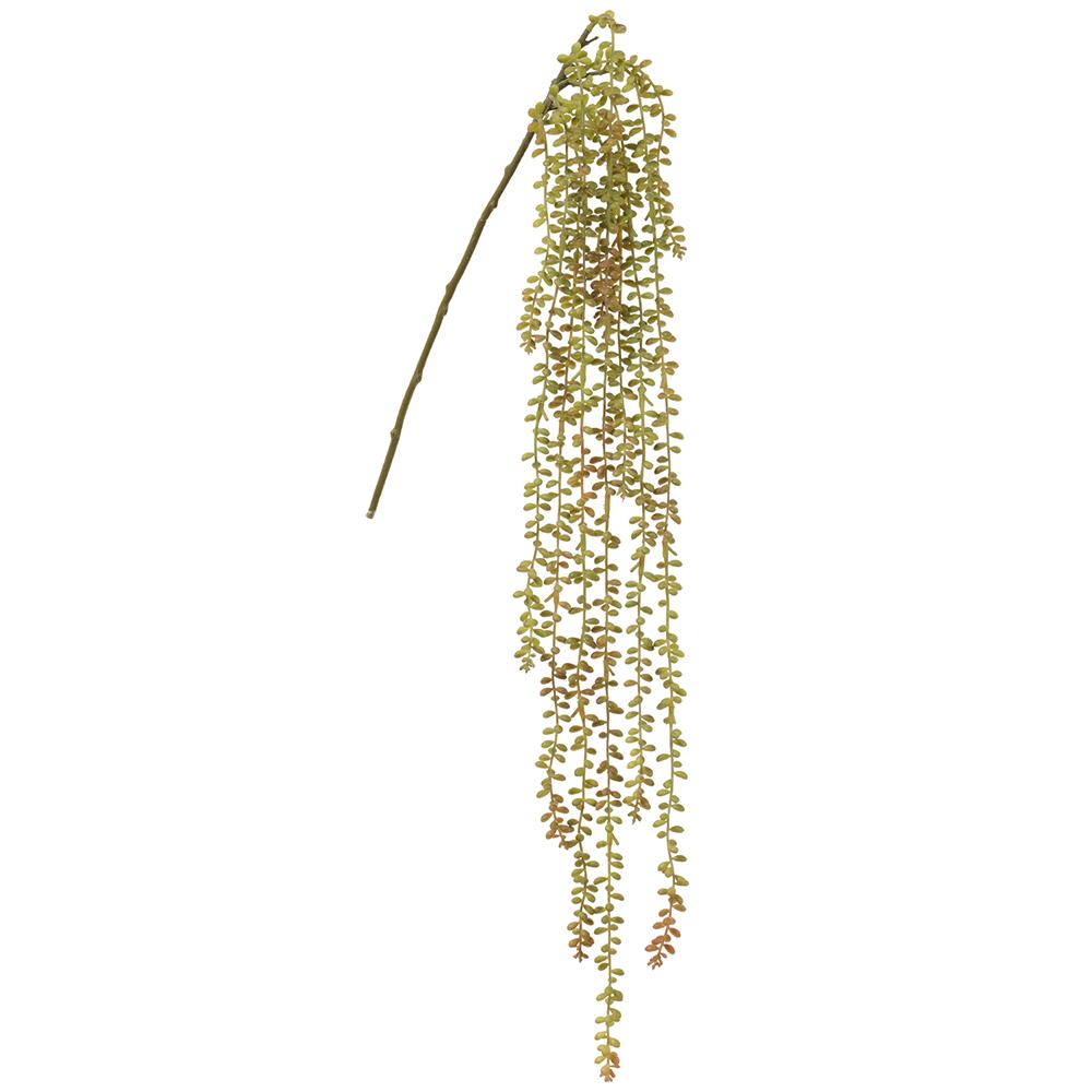 48in String of Pearl GREY/GREEN