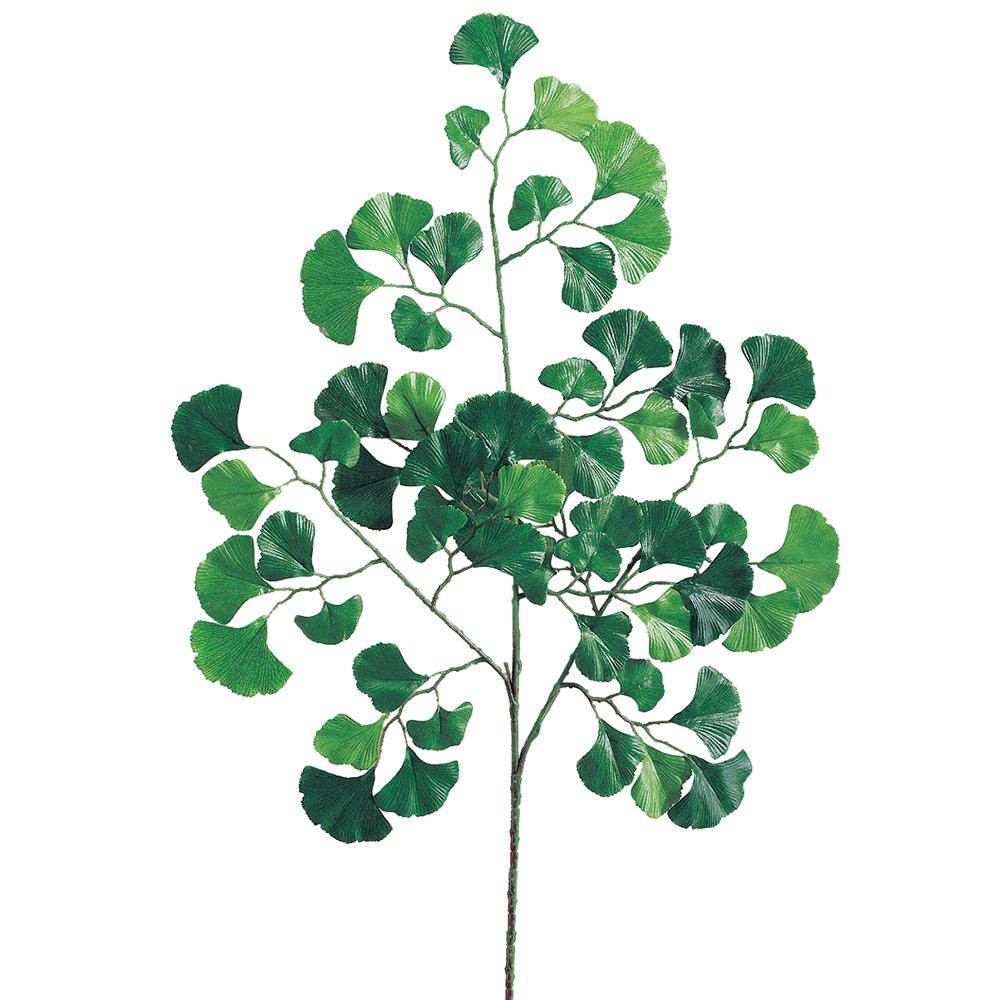 22in TT Green Gingko x3 (60 leaves)