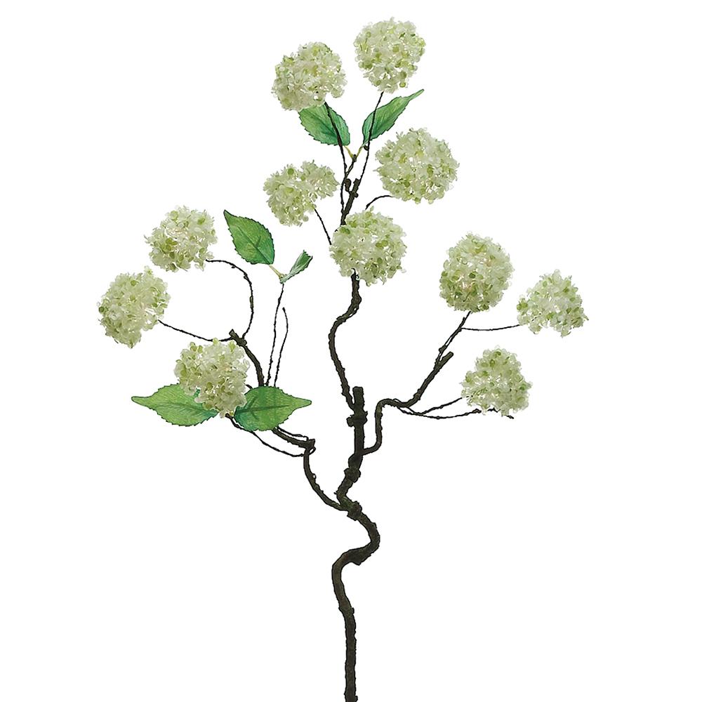 33in White Snowball on Twigs
