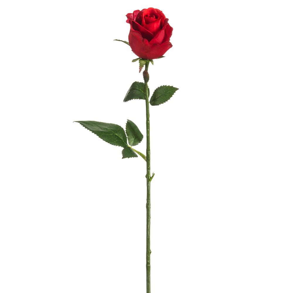 17in Red Rose Bud Spray