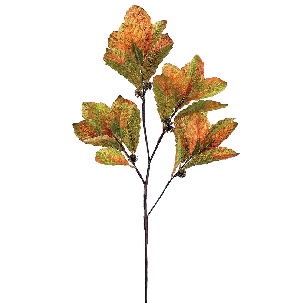 29in Fall Leaf & Prickly Croton Pods