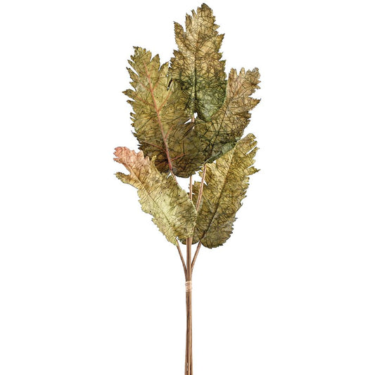 27in Fall Poppy Leaf Bundle FALL GREEN