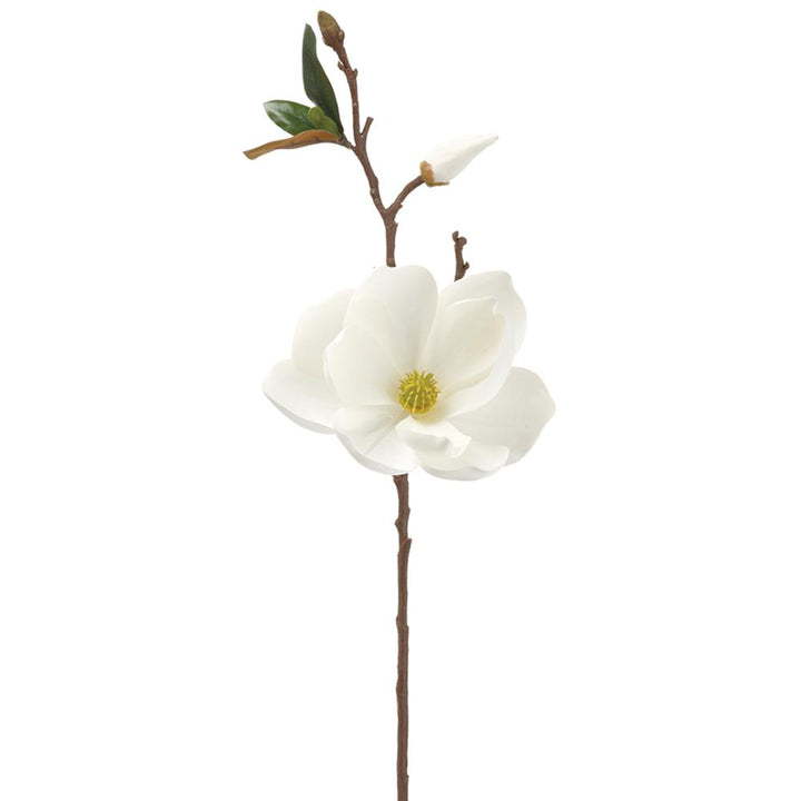 22in Magnolia Bloom Spray WHITE