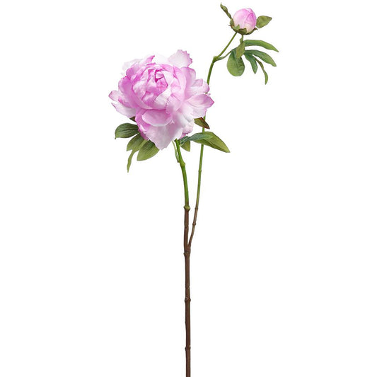 25in Violet Peony - Premium Florals for Wreaths and Home Decor