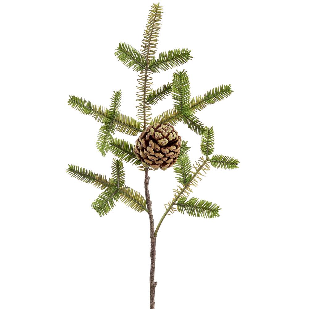 25in Sparse Pine w/Large Mossy Cone