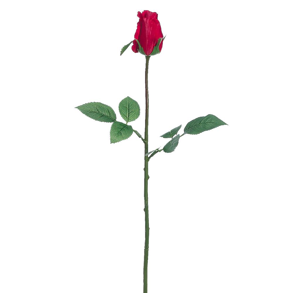 23in Red Rose Bud Spray - Premium Artificial Flower for Wreaths, Arrangements & Home Decor