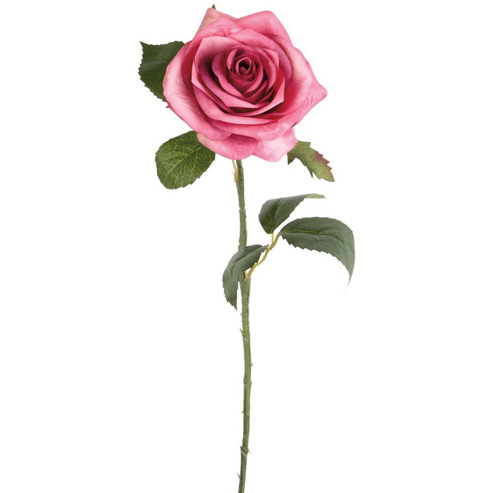21in Rose Pink Rose - Premium Florals for Wreaths and Home Decor