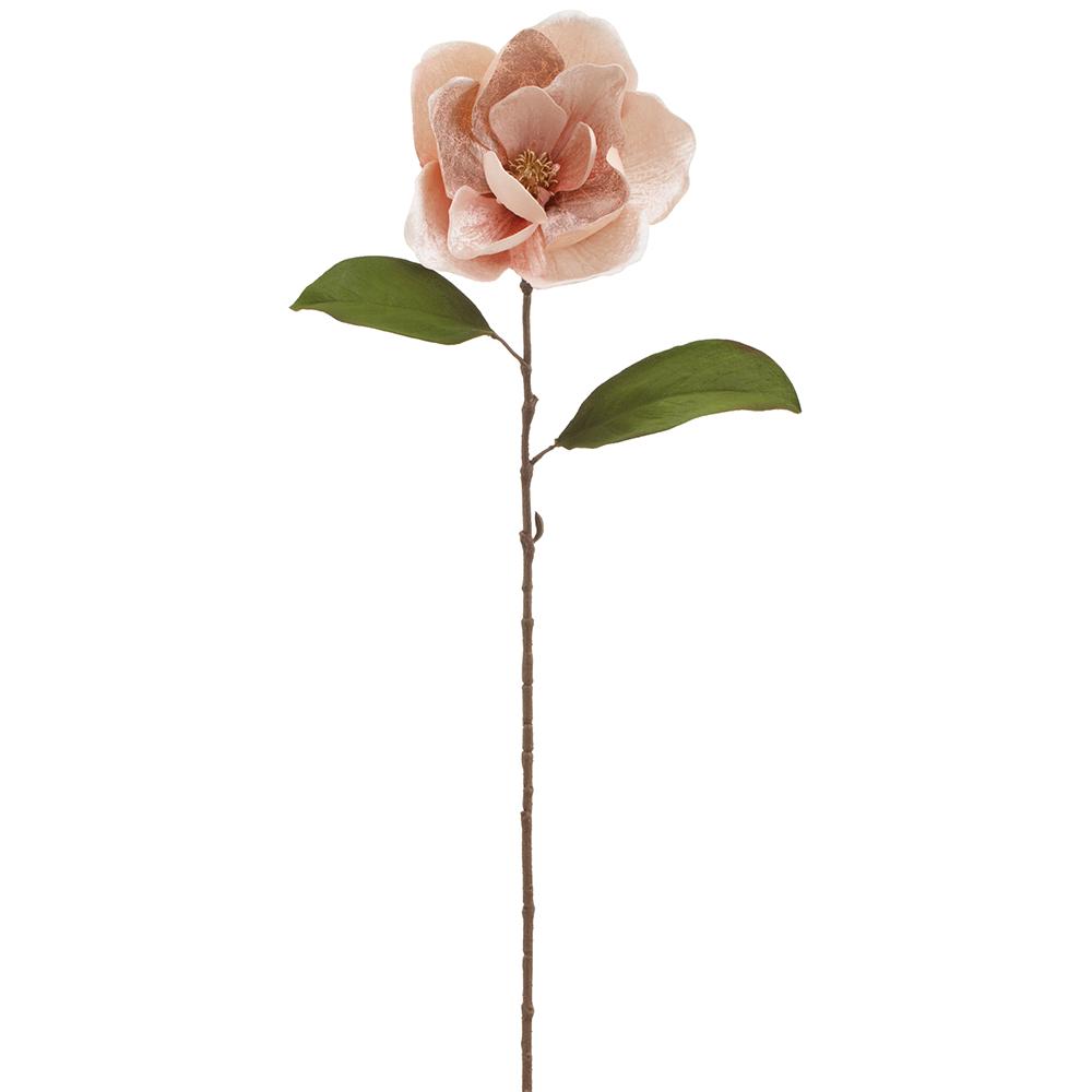 29in Deluxe Blush Velvet Magnolia Bloom - Premium Florals for Wreaths, Arrangements and Home Decor Allstate