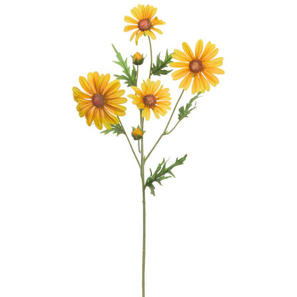23in Yellow Daisy Spray