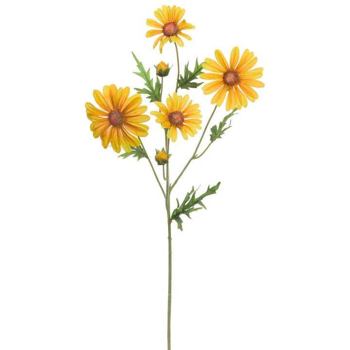 23in Yellow Daisy Spray