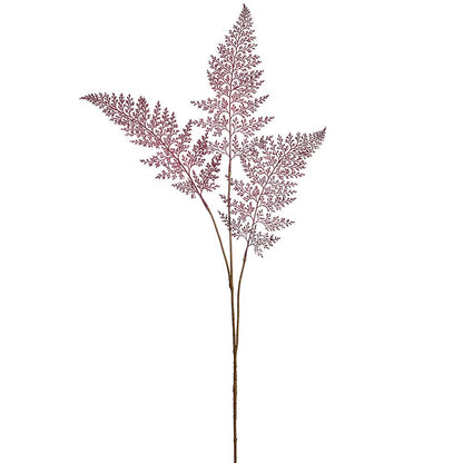 40in Burgundy Lace Fern - Premium Greenery for Wreaths, Arrangements and Home Decor Allstate