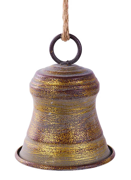 5.5in Gold Rust Metal Bell - Premium Attachments for Wreaths, Arrangements and Home Decor Craig Bachman
