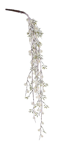 31in Hanging Snow Berry Spray - Premium Greenery for Wreaths, Arrangements and Home Decor Craig Bachman