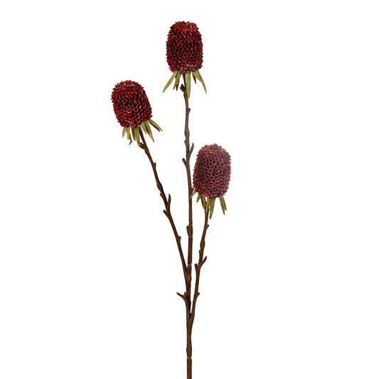 29in Burgundy Ginger Blossoms - Premium Florals for Wreaths, Arrangements and Home Decor CRI