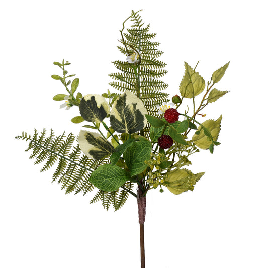 17in Mixed Foliage w/Berries Pick CRI