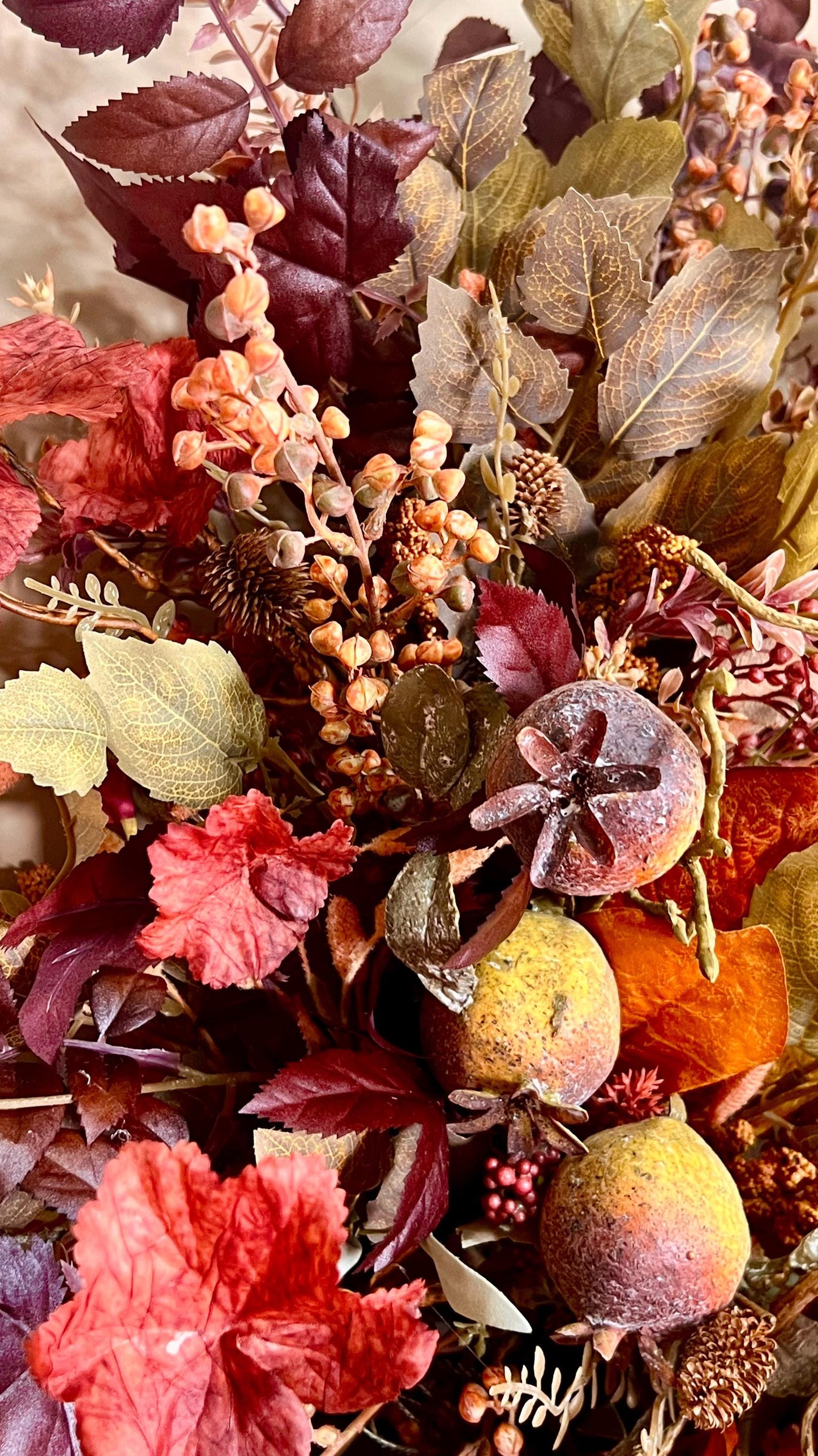 Large Fall Wreath For Front Door, Large Fall Harvest Wreath, Designer Fall Wreath, Fall Home Decor, Autumn Home Decor, Indoor Fall Wreath,