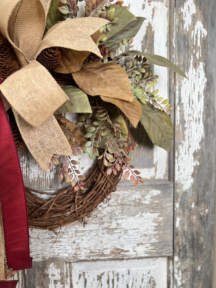 Fall wreath for front door, Autumn Wreath, Farmhouse Fall Wreath, Farmhouse Home Decor, Farmhouse Fall Decor, Housewarming gift, Home decor,