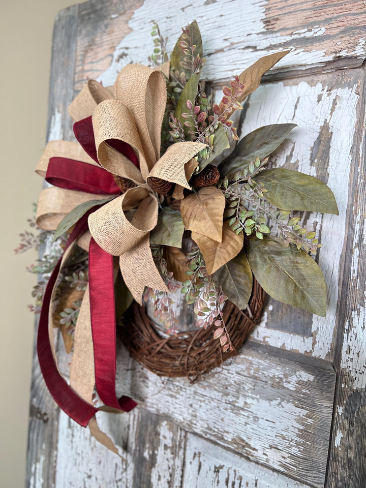 Fall wreath for front door, Autumn Wreath, Farmhouse Fall Wreath, Farmhouse Home Decor, Farmhouse Fall Decor, Housewarming gift, Home decor,