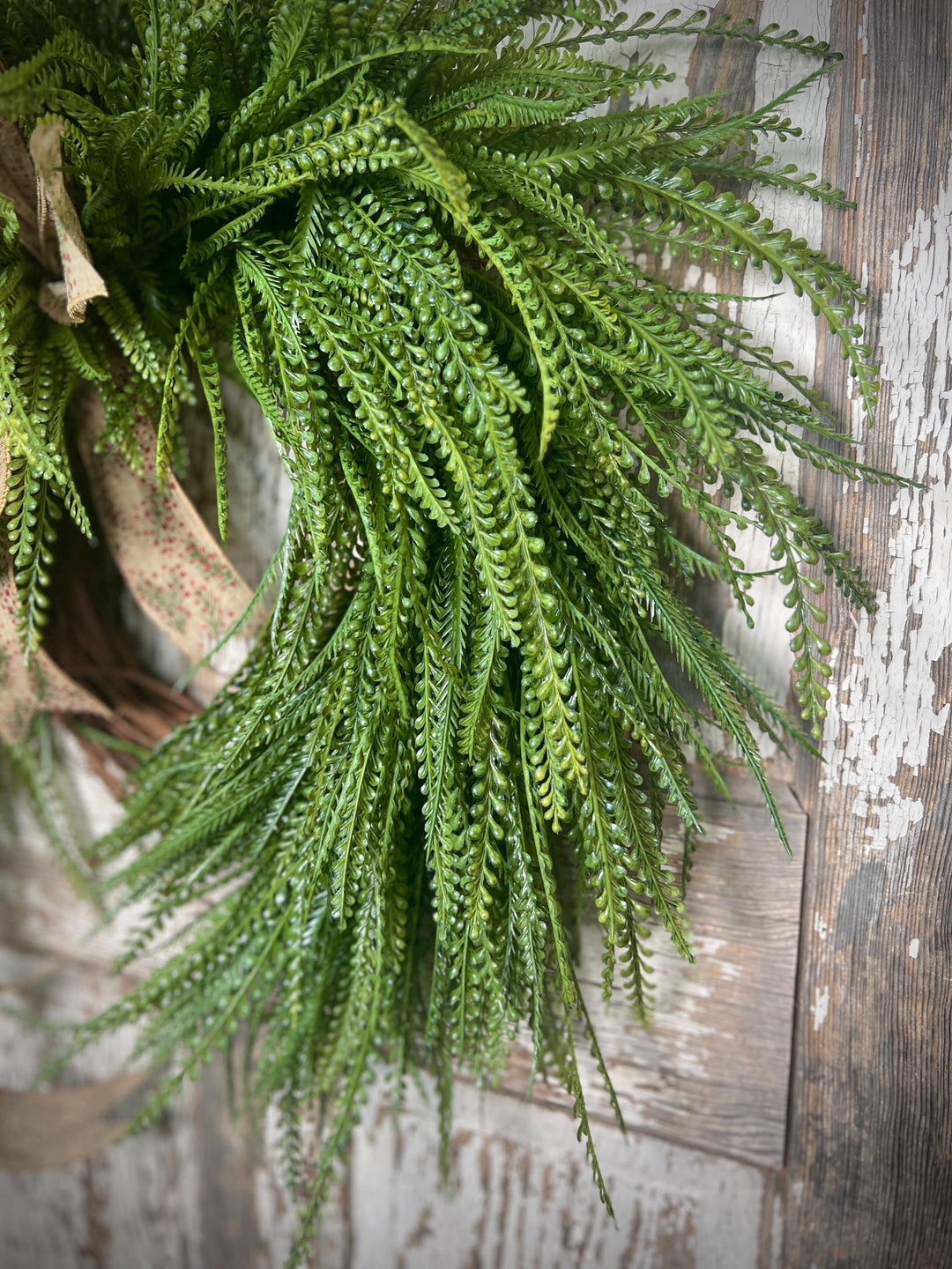 Christmas wreath for front door, Beaded Grass Christmas Wreath, Farmhouse Christmas wreath, Christmas Home Decor, Holiday Door Decor,