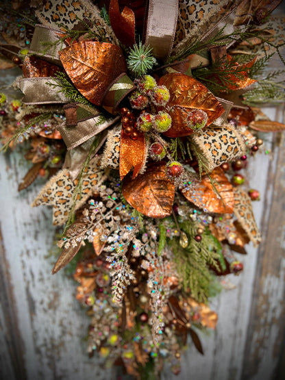 Fall Swag for front door, Fall Table Centerpiece, Fall Home Decor, Autumn Table arrangement, Elegant Fall Table Display,