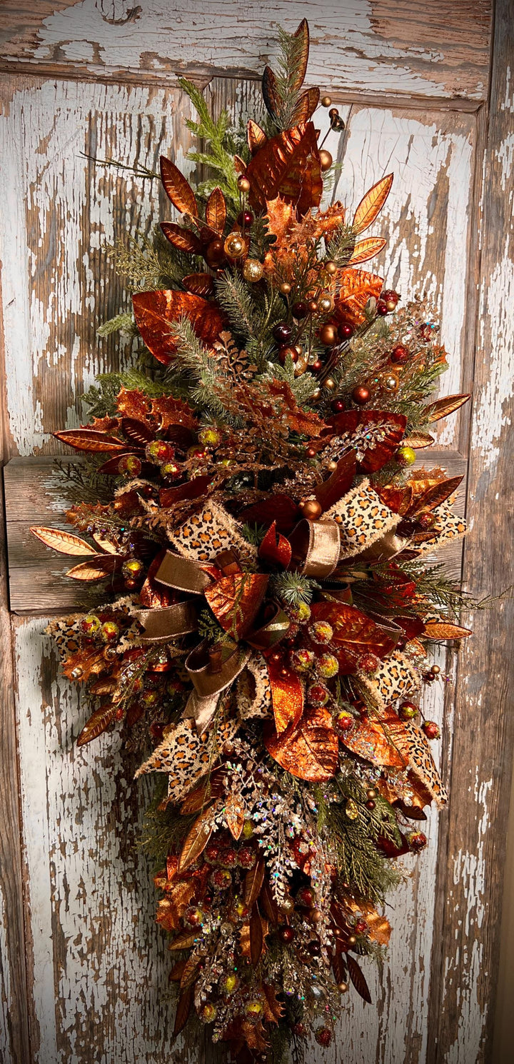 Fall Swag for front door, Fall Table Centerpiece, Fall Home Decor, Autumn Table arrangement, Elegant Fall Table Display,