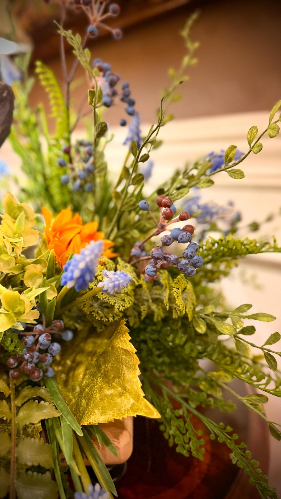 Garden Bunny Arrangement- With Sunflowers and Assorted Greenery