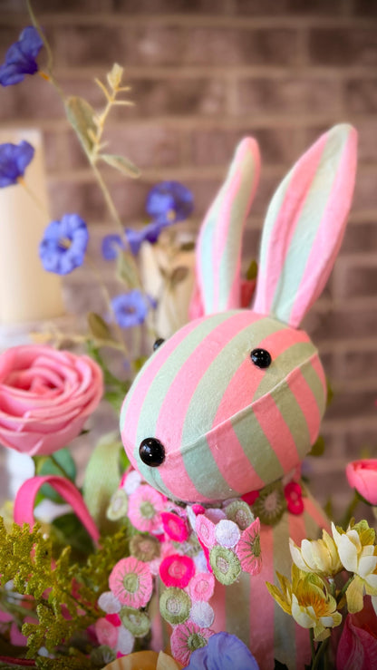 Designer Easter Bunny Arrangement - Real Touch Florals and Greenery
