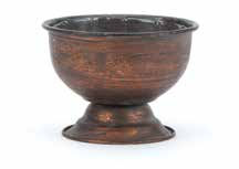 6x4.5 Copper Metal Container w/Base