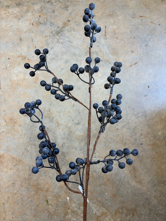 24in Blue Mountain Berry Spray - Premium Greenery for Wreaths, Arrangements and Home Decor Impressive