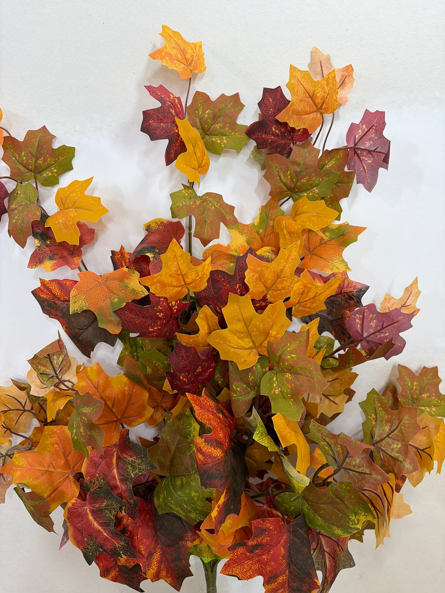 25in Autumn Hanging Maple Leaf Spray - Premium Greenery for Wreaths, Arrangements and Home Decor Liberty Floral