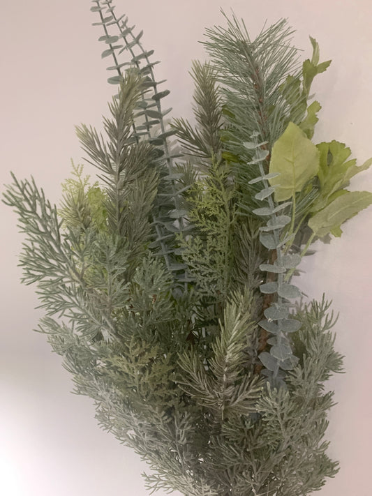 32in Mixed Green Cypress w/Euc & more