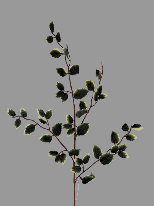 21in Green / Cream Holly - Premium Greenery for Wreaths, Arrangements and Home Decor LFI