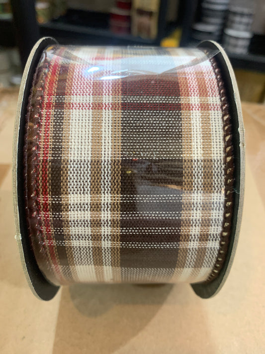 2.5inx10yd Fall Plaid BR/MA/CR