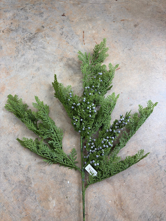 34in Mix Cedar & Juniper - Premium Greenery for Wreaths and Home Decor Select Artificial
