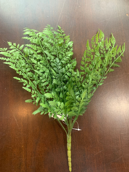 16in TT Green Fern x9 - Premium Artificial Greenery for Wreaths, Arrangement & Home Decor