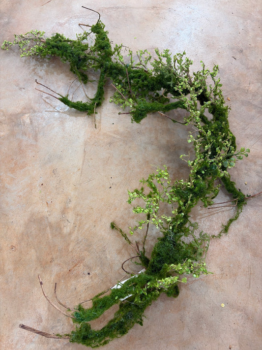 42in Natural Green Twig Garland