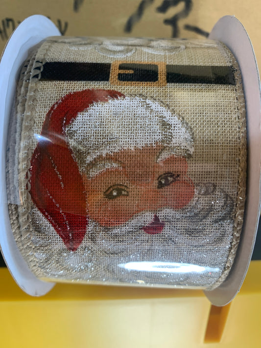 2.5 Santa on natural Brian Lane Designs