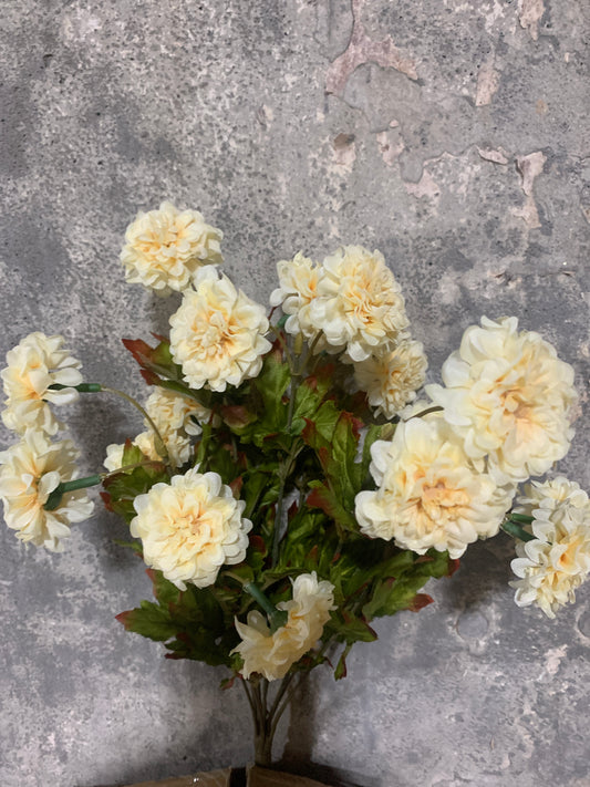 16in Marigold Bush x9 BEIGE Golden Bell